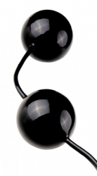 FANTASY Pleasure Love Balls - Venušiny kuličky z latexu černé