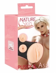Nature Skin Pussy & Ass Masturbator - oboustranný masturbátor