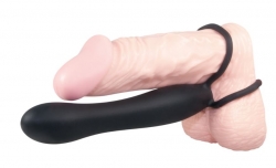 Anal special black - Anální dildo pro dvojitou penetraci