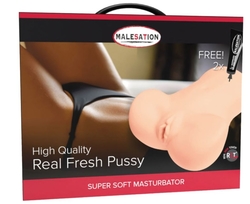 MALESATION Masturbator Real Fresh Pussy