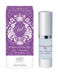 HOT O-Stimulation Gel for women 15ml - Afrodisiakální gel s výtažky z canabisu