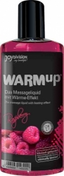JOYdivision WARMup - hřejivý masážní olej & lubrikant Malina 150ml