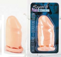 Prodlužovací návlek na penis - Nubby Latex (7cm)