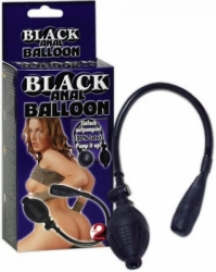 Anal Balloon - Nafukovací anální balon černý