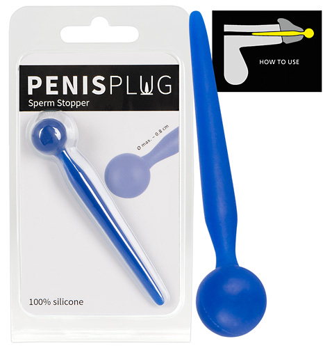 Penis Plug Sperm stopper - dilatátor do močové trubice