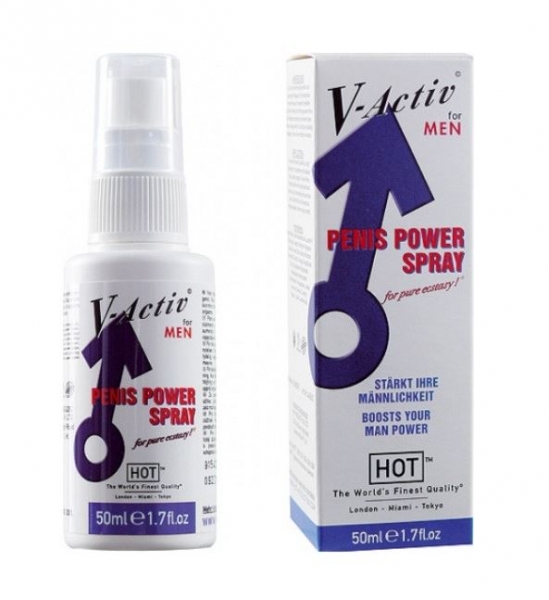HOT V-Activ stimulační a erekční sprej pro muže 50ml