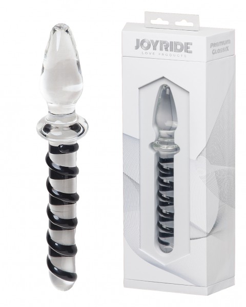 JOYRIDE Premium GlassiX 01 - oboustranné skleněné dildo