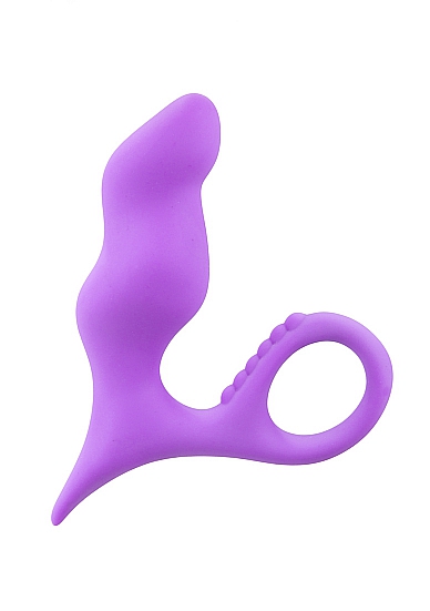 Shots Toys Squatter finger teaser purple