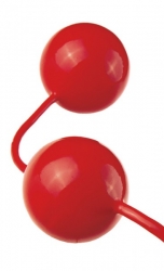 FANTASY Pleasure Love Balls - Venušiny kuličky z latexu červené